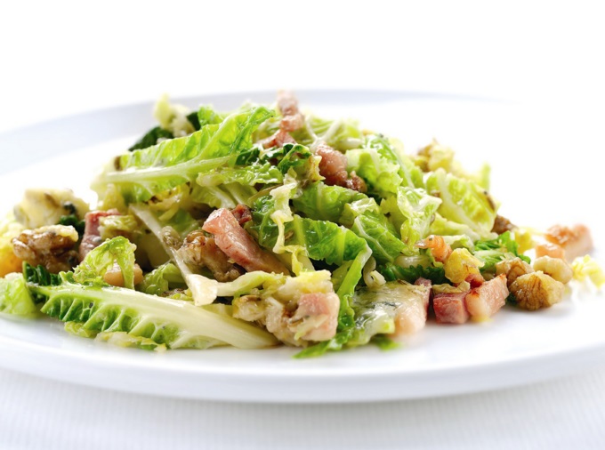 Savoy Cabbage with Bacon