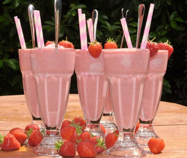 Strawberry Ice Cream Soda
