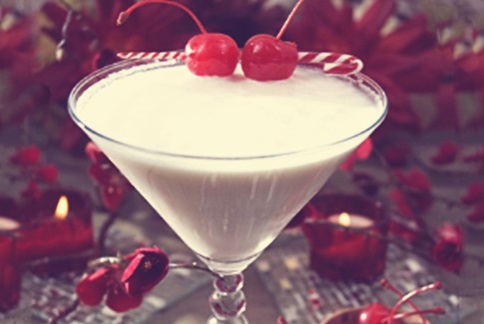 Chocolate & Cherry Christmas Cocktail