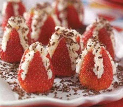 Chocolate & Almond Strawberry Bites