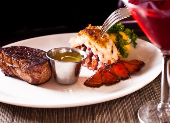 Surf and Turf: Steak and Lobster Tails