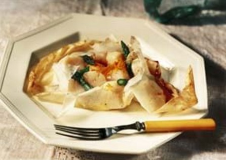 Parchment-Baked Scallops