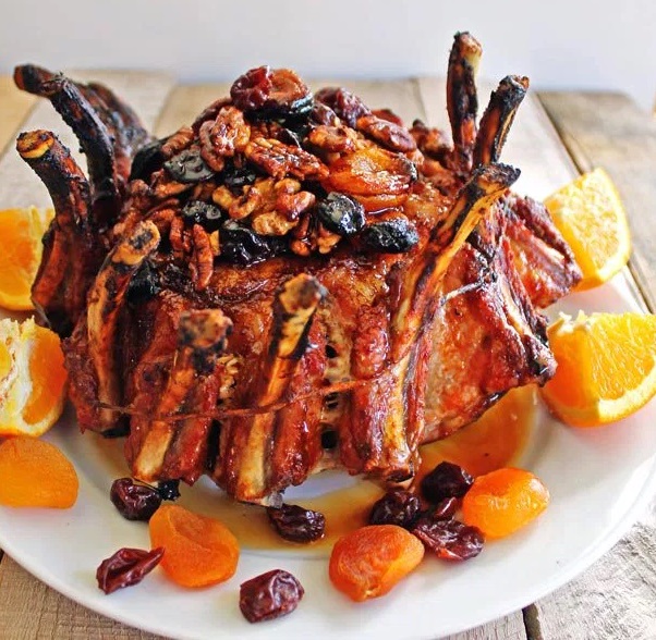 Spice Rubbed Royal Crown Roast Of Pork 