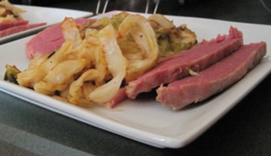 Sous Vide Corned Beef and Cabbage
