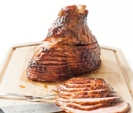 Tradional Glazed Spiral-Sliced Ham