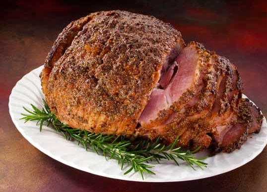 Rosemary & Mustard Glazed Spiral-Sliced Ham
