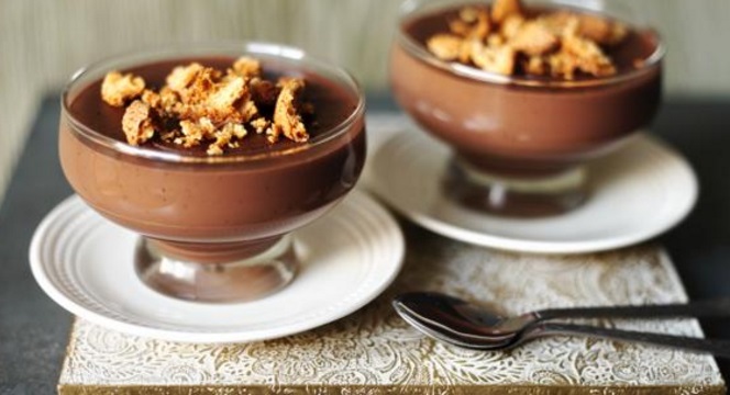 Chocolate And Amaretto Pudding