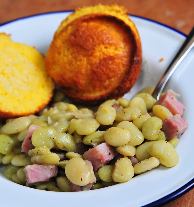 Lima Beans With Ham