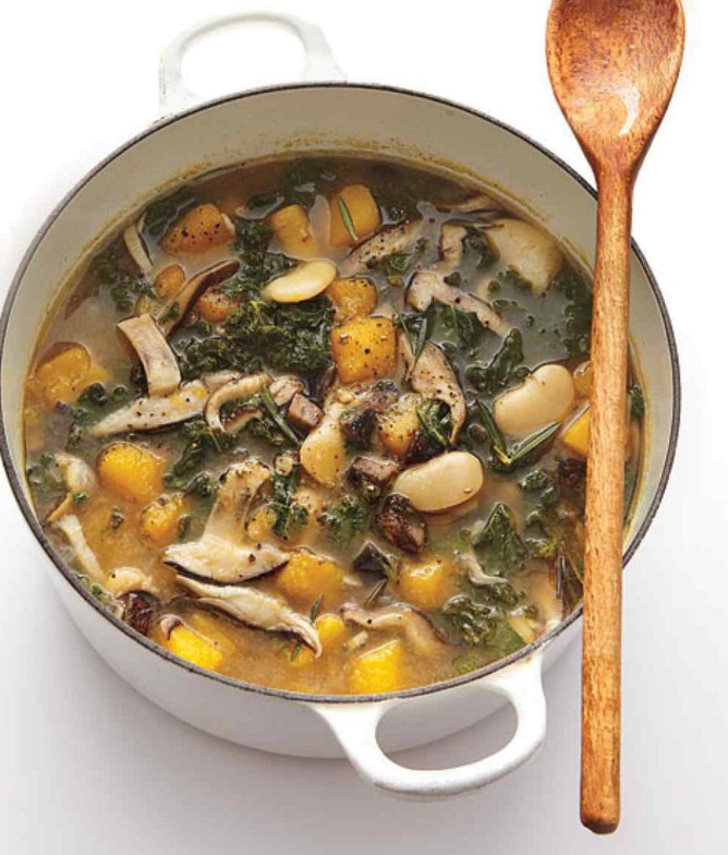 Mushroom and Lima Bean Stew