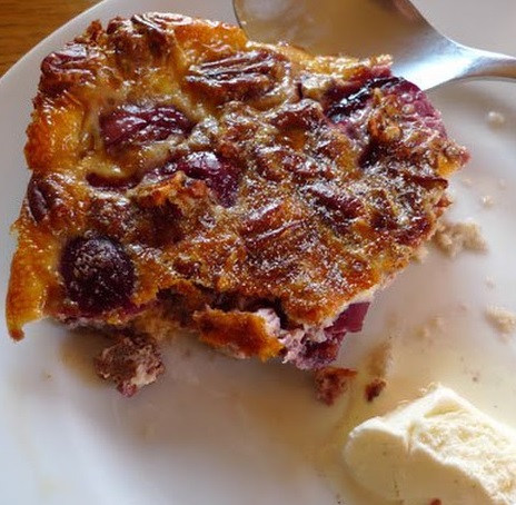 Cherry And Pecan Clafoutis