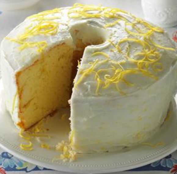 Traditional Lemon Chiffon Cake