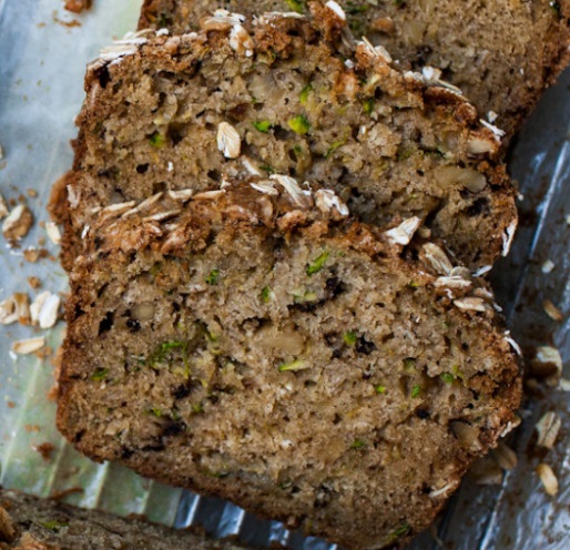 Zucchini Bread with Oats
