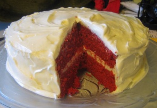 Red Velvet Devil's Food Cake
