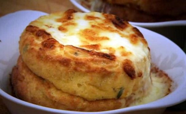 Double Baked Cheese Souffle