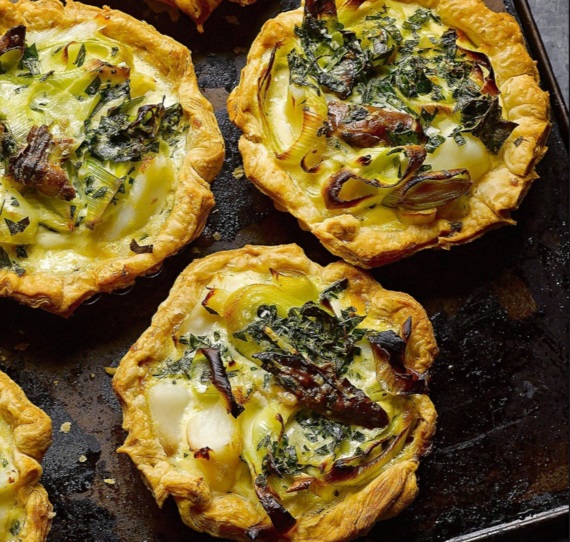 Smoked Haddock and Oyster Quiches