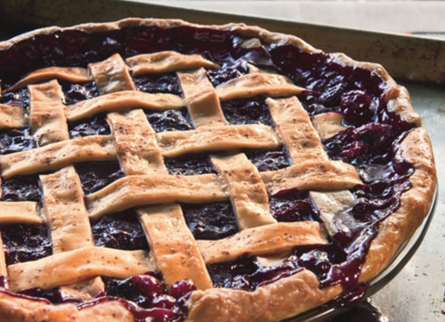 Cranberry and Blueberry Pie