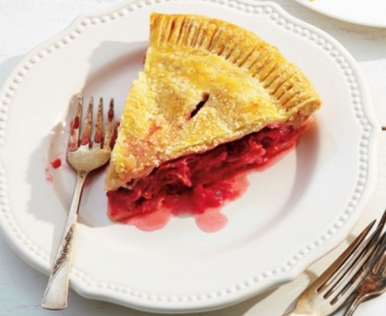 Strawberry & Rhubarb Pie With Orange Zest