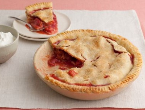 Grandma's Strawberry & Rhubarb Pie