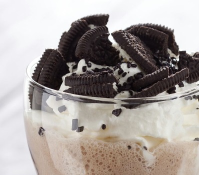 Brownie Batter & Vanilla Ice Cream Milkshake
