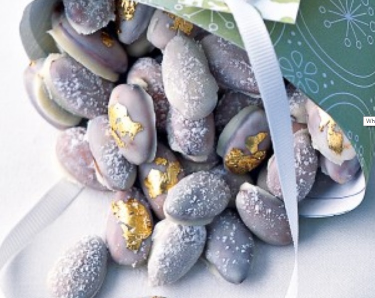 White Chocolate Covered Almonds
