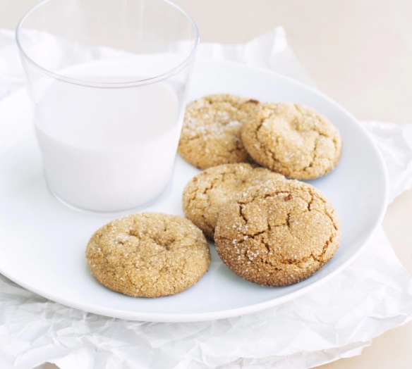 Chickpea Gingersnap Biscuits