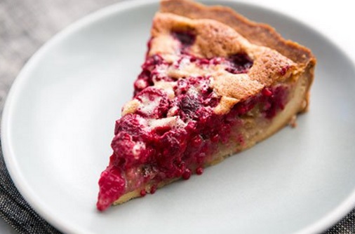 Raspberry & Walnut Tart