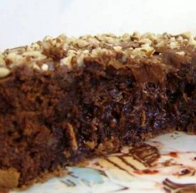 Dark Chocolate Pecan Torte