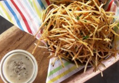Julienne Fries with Truffle Aioli