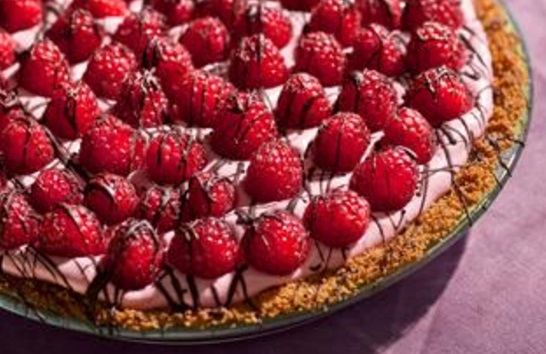 Chocolate & Raspberry Cream Pie