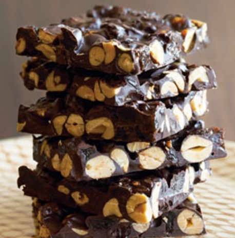 Peanut & Raisin Chocolate Bark