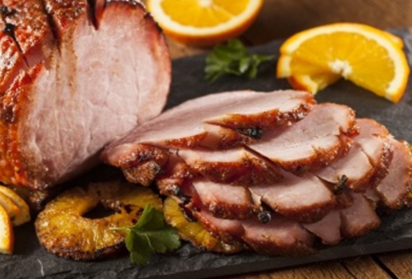 Beer-infused Christmas Ham
