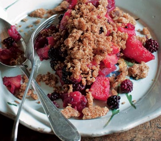 Blackberry and Apple Brown Betty