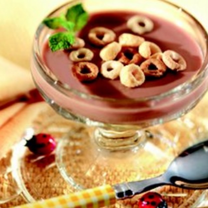 Chocolate Milk Jiggle Pudding