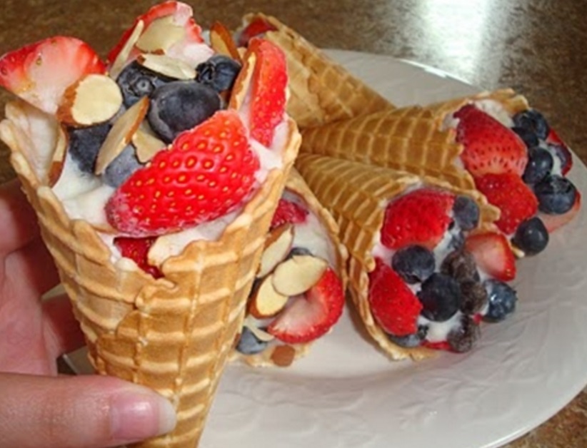 Ice Cream Cone Parfaits