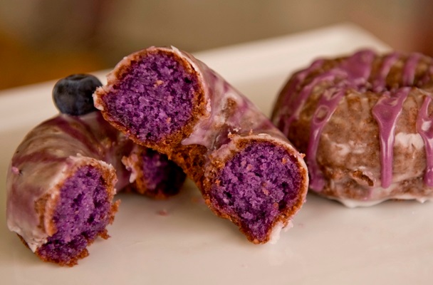 Purple Velvet Doughnuts