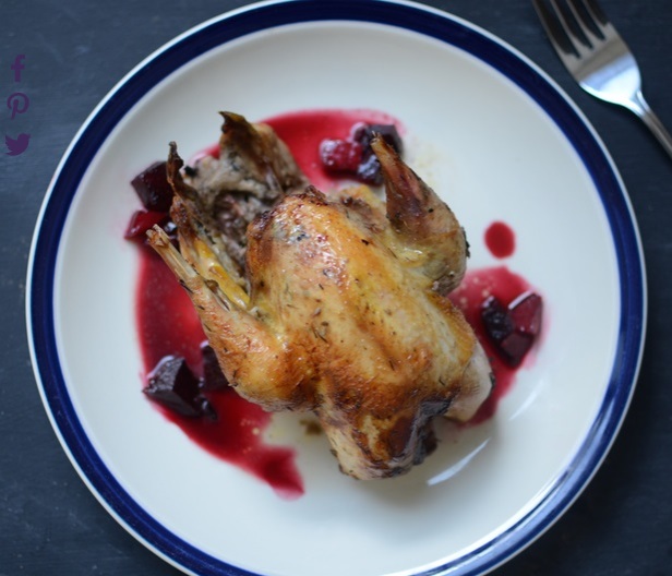Roast Pheasant With Pickled Beetroot