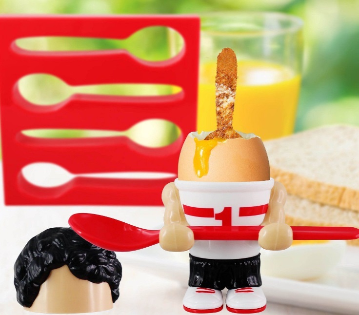 Athletic Egg Cup And Toast Cutter