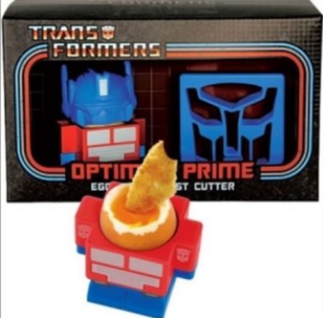 Optimus Prime Egg Cup And Toast Cutter