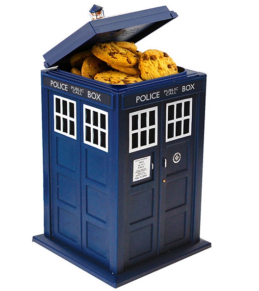 TARDIS Talking Cookie Jar