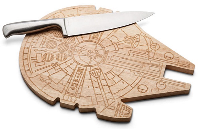 Millennium Falcon Wooden Cutting and Chopping Board