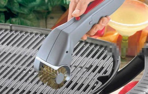 Motorized Oven Grill and BBQ Cleaning Brush