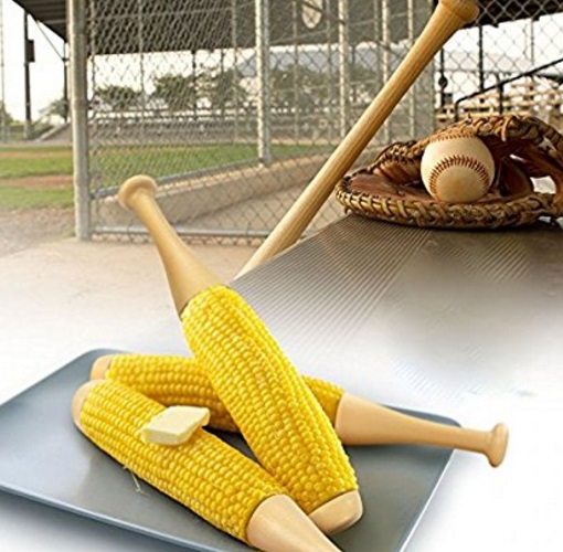 Baseball Bat Corn On The Cob Forks