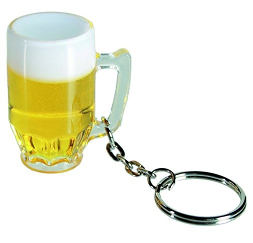 Beer Glass Keyring