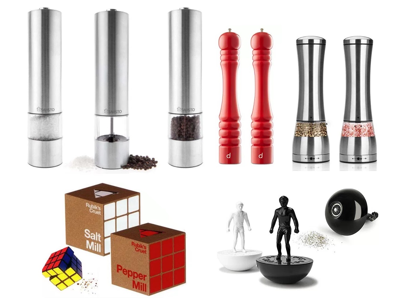 Top 10 Amazing, Novelty and Unusual Salt & Pepper Mill Grinders