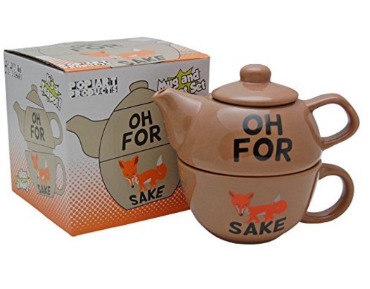 For Fox Sake Tea Pot and Cup Set