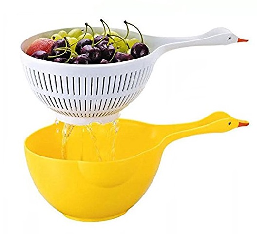 Duck Shape Fruit and Rice Washer by Hulisen