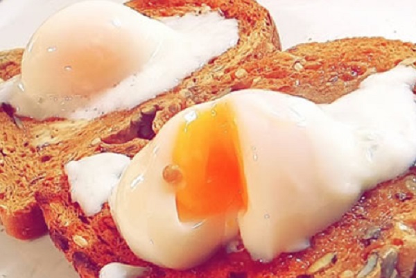 Sous Vide Poached Eggs on Toast
