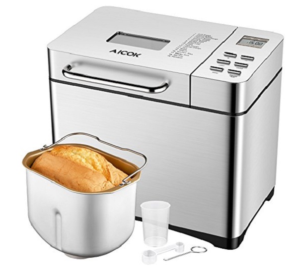Aicok Professional 2.2LB Programmable Bread Machine