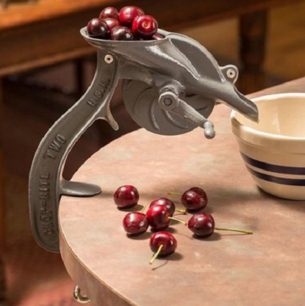 Old-fashioned, Antique-style Cherry Pitter