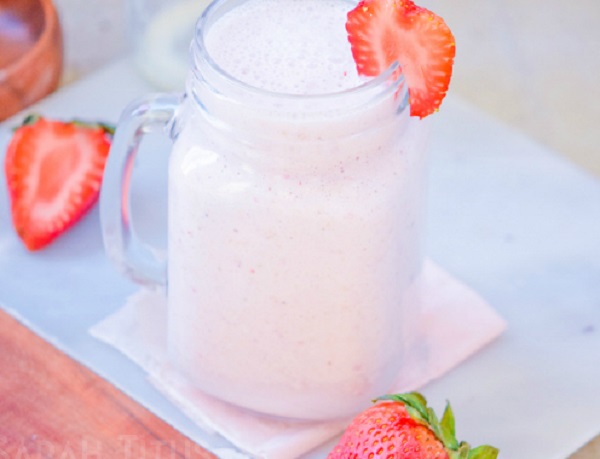 Strawberry Breakfast Milkshake